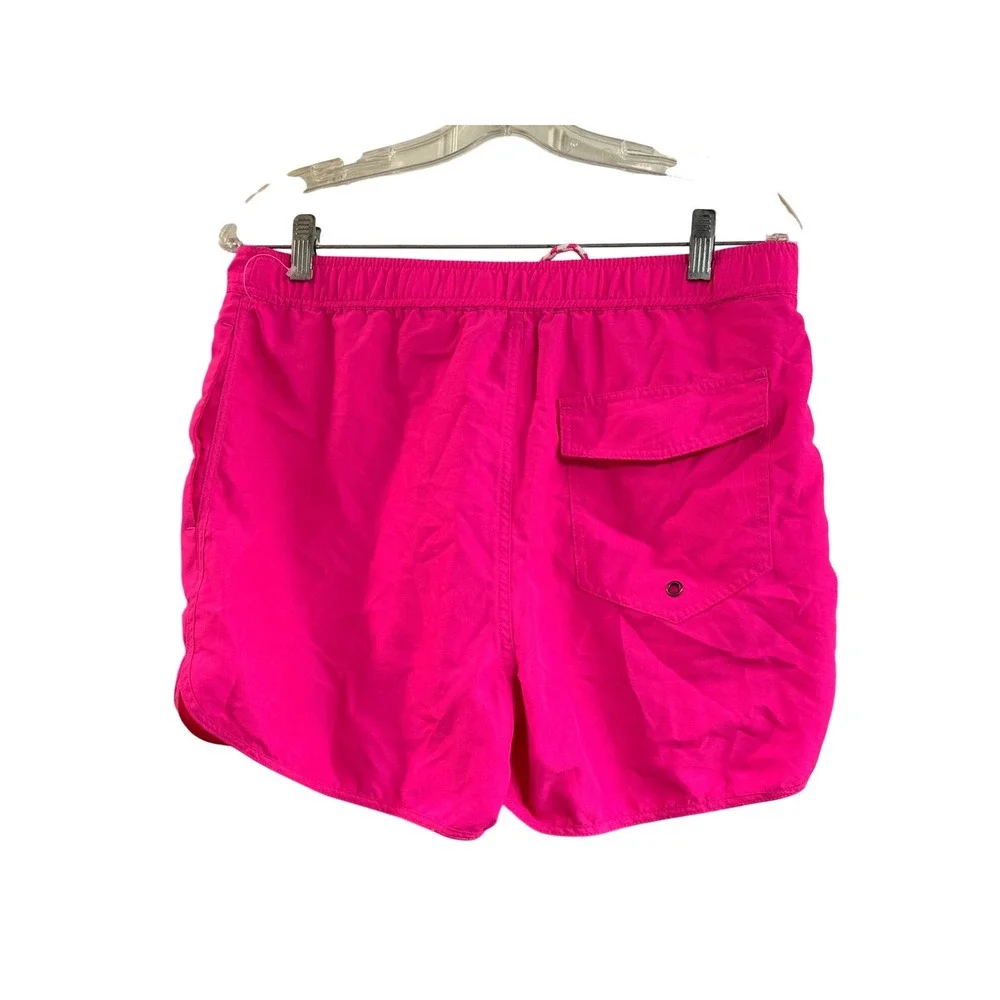 Playboy by PacSun Mens Hot Pink Surf Club Swim Trunks Shorts Size M